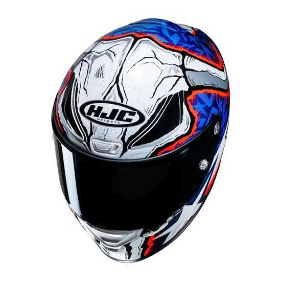 Casco HJC RPHA 1 Garret Gerloff Replica Azul/Blanco/Rojo