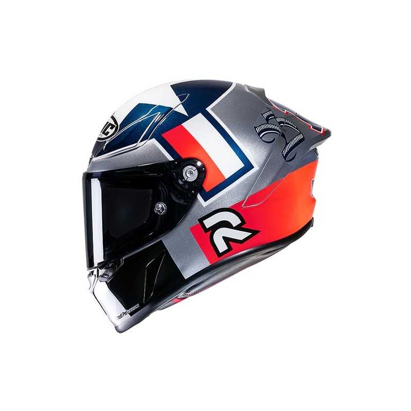 Casco HJC RPHA 1 Ben Spies Silver Star Gris/Rojo/Blanco/Azul