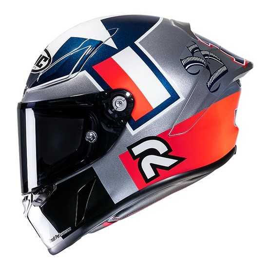 Casco HJC RPHA 1 Ben Spies Silver Star Gris/Rojo/Blanco/Azul