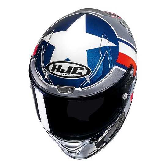 Casco HJC RPHA 1 Ben Spies Silver Star Gris/Rojo/Blanco/Azul