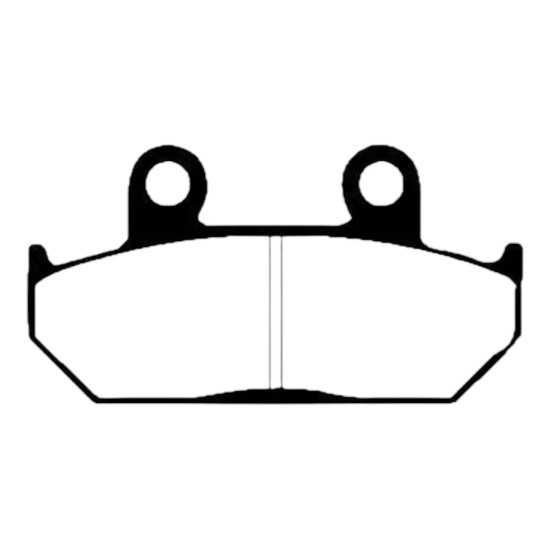 Pastillas de freno semi sinterizadas Honda 650 Dominator