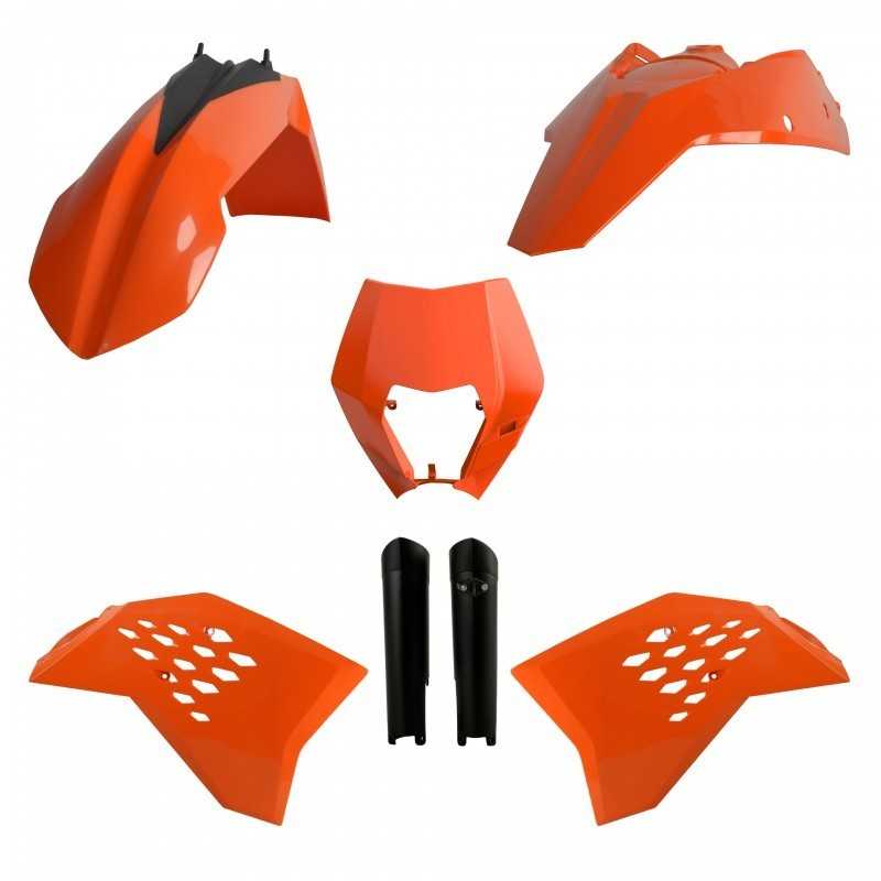 Carenados KTM EXC 2008-2011 -Naranja Polisport