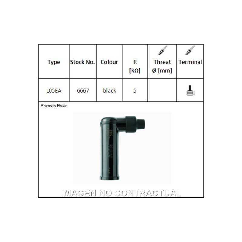Pipa de bujia NGK L05EA