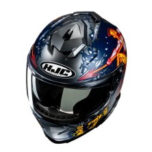 Casco HJC I71 Tauro Azul/Amarillo/Rojo