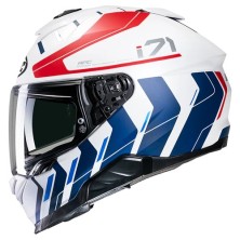 Casco HJC I71 Simo Blanco/Azul/Rojo