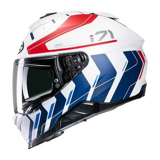 Casco HJC I71 Simo Blanco/Azul/Rojo