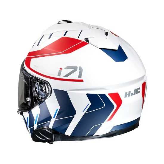 Casco HJC I71 Simo Blanco/Azul/Rojo