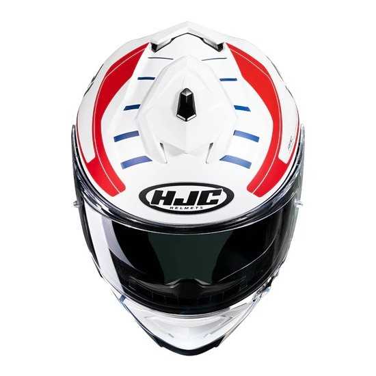 Casco HJC I71 Simo Blanco/Azul/Rojo