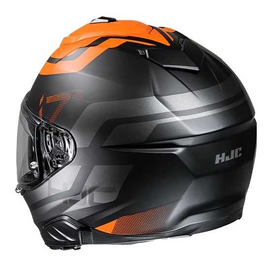 Casco HJC I71 Enta Negro/Naranja/Gris