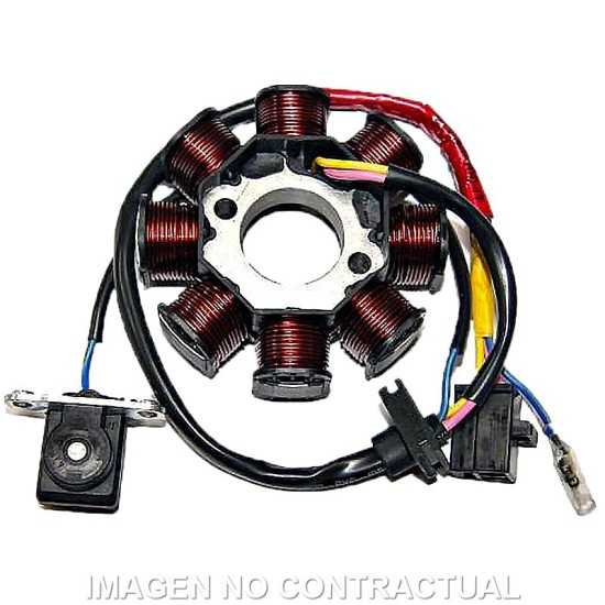 Stator monofase 8 polos Kymco Agility 125