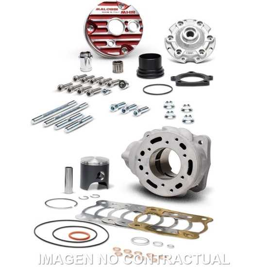 Cilindro Malossi Testa Rossa 100cc FL Carter TPR Minarelli AM6