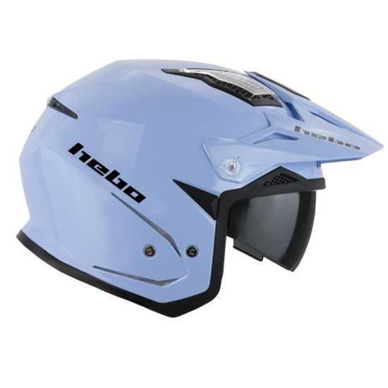 Casco de trial Hebo Zone 5 -Azul claro