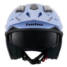 Casco de trial Hebo Zone 5 -Azul claro