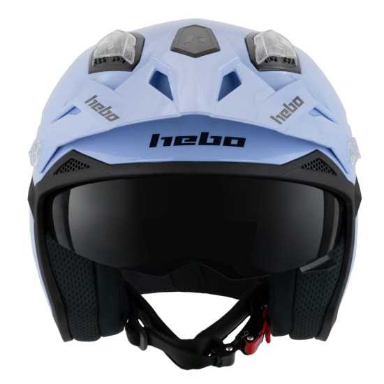 Casco de trial Hebo Zone 5 -Azul claro