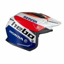 Casco de trial Hebo Zone 5 -Montesa Team Blanco