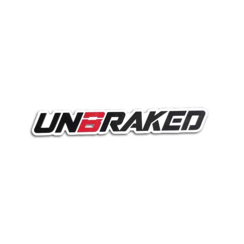 Pegatina Negra Unbraked 15cm