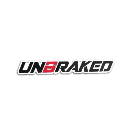 Pegatina Negra Unbraked 15cm