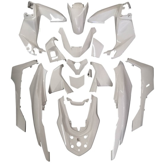 Kit de carenado Honda PCX 125 2025 15 piezas Blanco