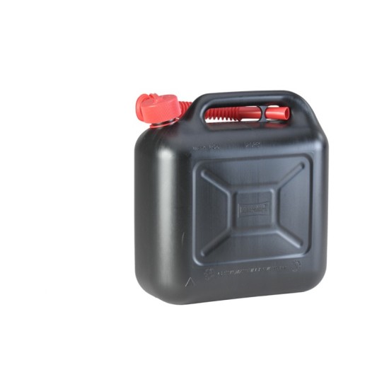 Bidón para gasolina 10 litros negro