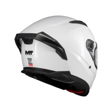 Casco Braker SV AO Blanco Brillo MT Helmets