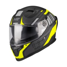 Casco Braker SV Cockpit B13 Negro/ Fluorescente Mate MT Helmets