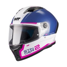 Casco Stinger 2 Core A8 Azul/ Rosa Brillo MT Helmets