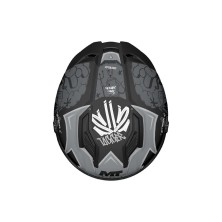 Casco stinger 2 Tagger B2 Negro/ Gris Mate MT Helmets
