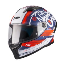 Casco Stinger 2 Rocket C17 Rojo/Azul Mate MT Helmets