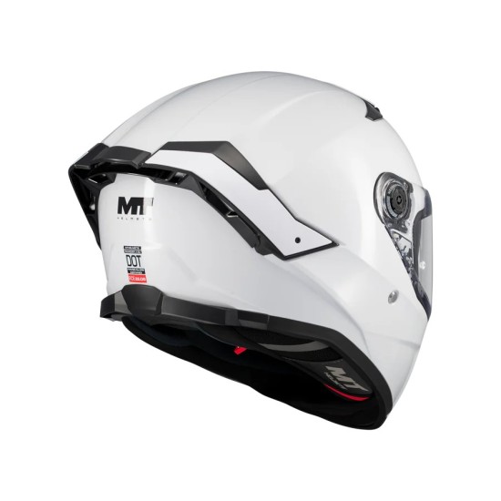 Casco Thunder 4 SV Pure A0 Blanco Brillo MT Helmets