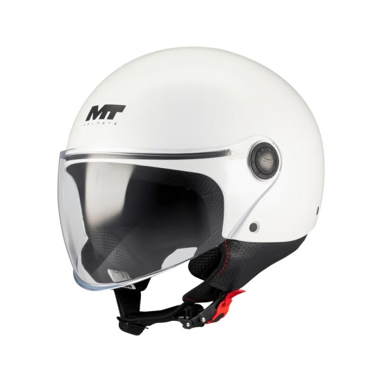 Casco Street S Pure A0 Blanco Brillo MT Helmets