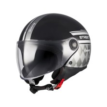 Casco Street S Runway Negro / Gris Brillo MT Helmets
