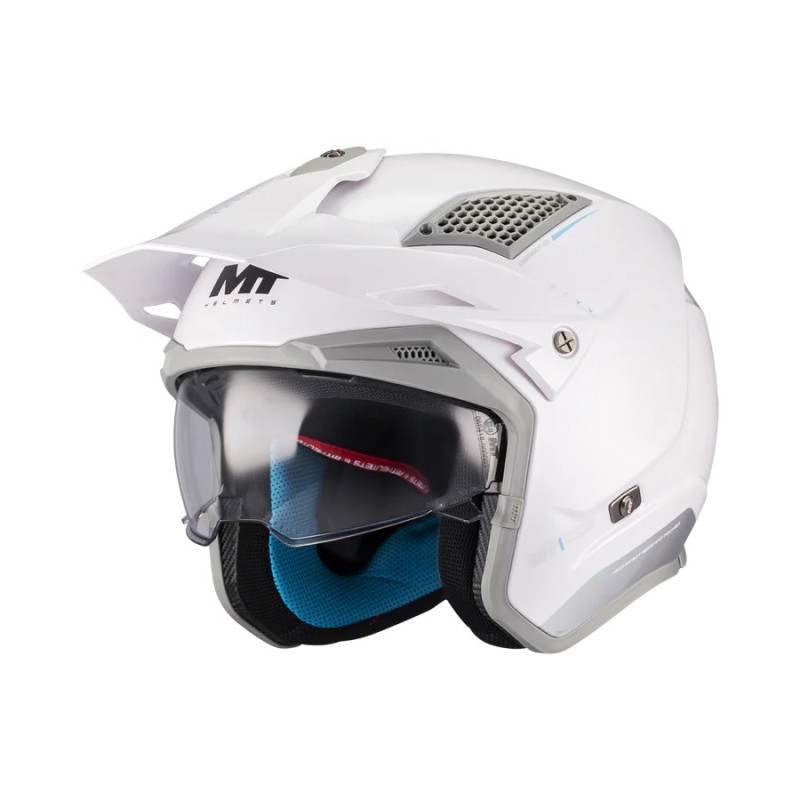 Casco District SV S Soul A2 Blanco Brillo MT Helmets