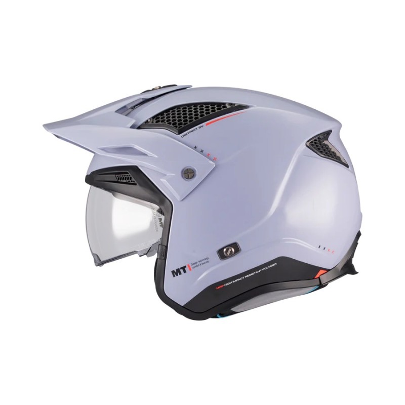 Casco District SV Soul C17 Gris Brillo MT Helmets