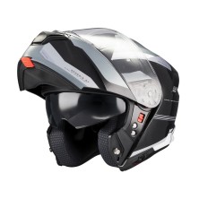 Casco Modular Genesis Raccoon Gris/ Negro Brillo MT Helmets