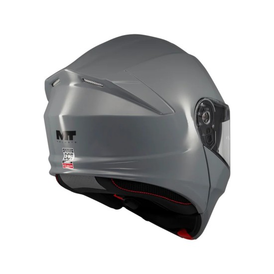 Casco Modular Genesis SV Pure A12 Gris Brillo MT Helmets