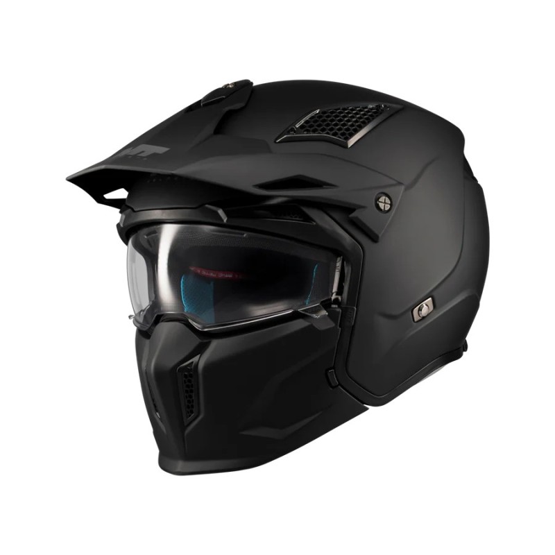 Casco Streetfighter SV Pure A1 Negro Mate MT Helmets