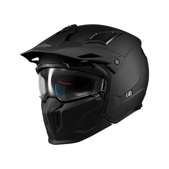 Casco Streetfighter SV Pure A1 Negro Mate MT Helmets