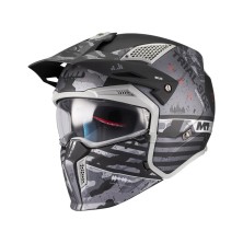 Casco Streetfighter SV Belic Gris/ Negro MT Helmets