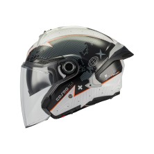 Casco Jet Cosmo SV Layout A1 Gris Brillo MT Helmets
