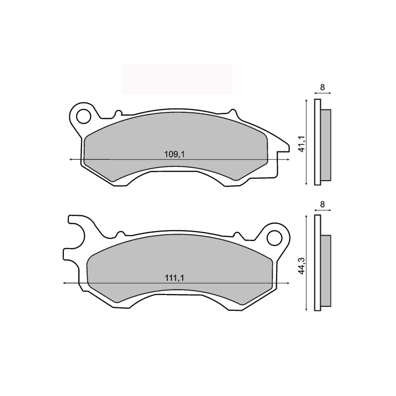 Pastillas de freno Honda PCX 125 Made In Italy RMS