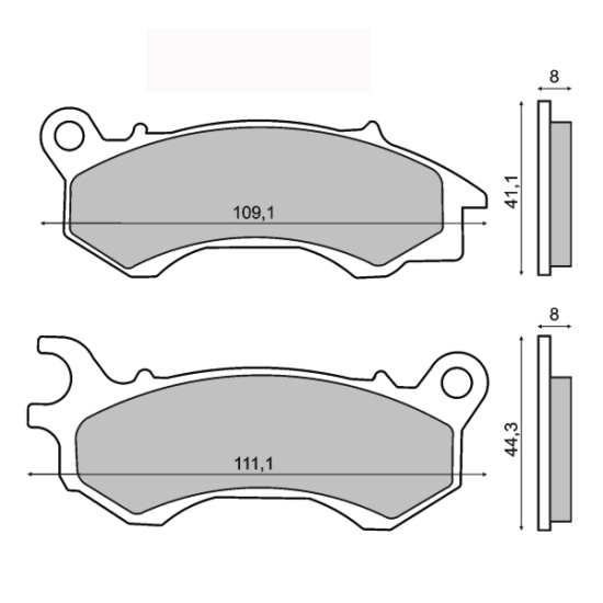Pastillas de freno Honda PCX 125 Made In Italy RMS