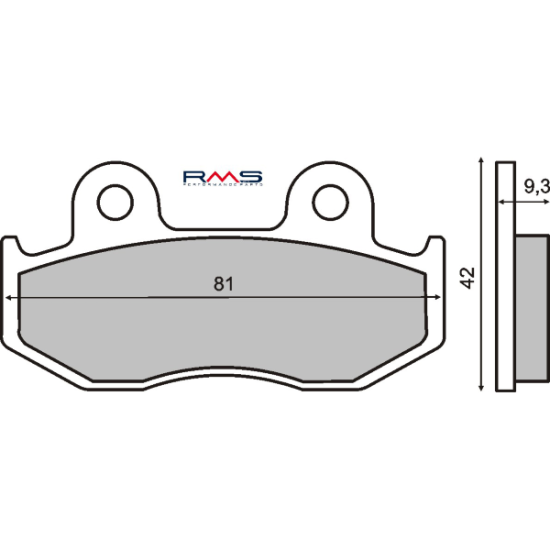 Pastillas de freno Honda SH 125 Made In Italy RMS