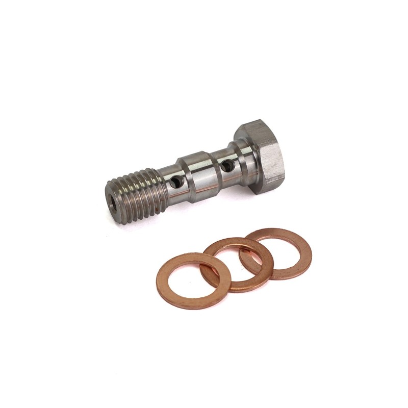 Tornillo Banjo Doble latiguillo M10 X 1.25 38mm