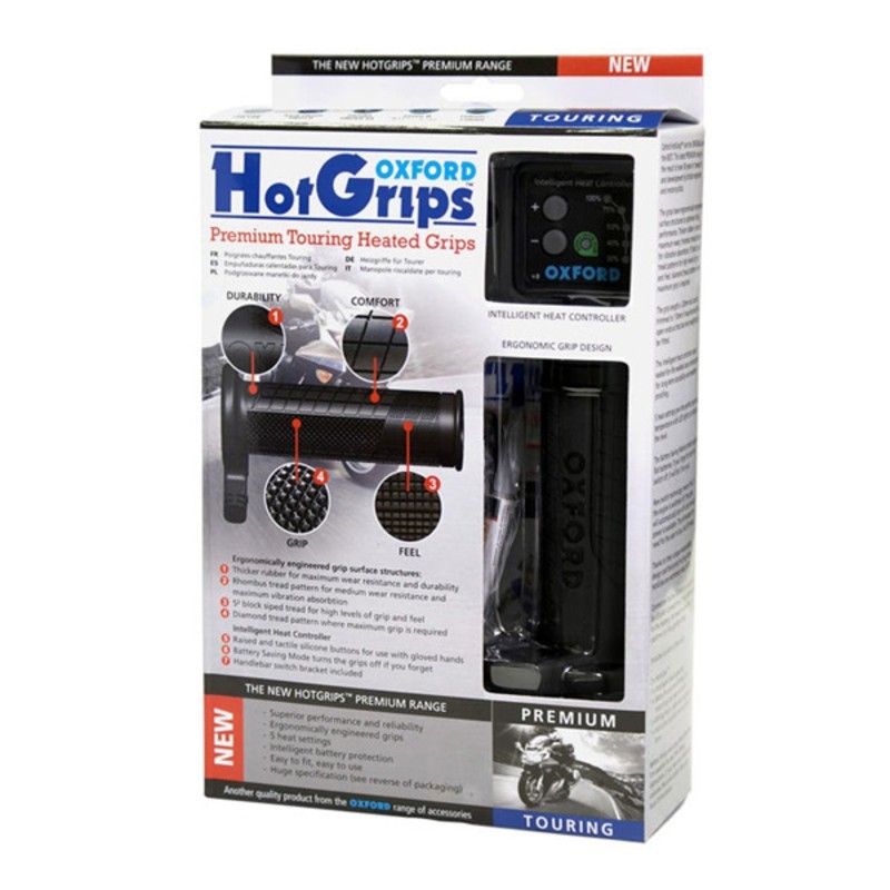 Puños calefactables premium Touring Oxford