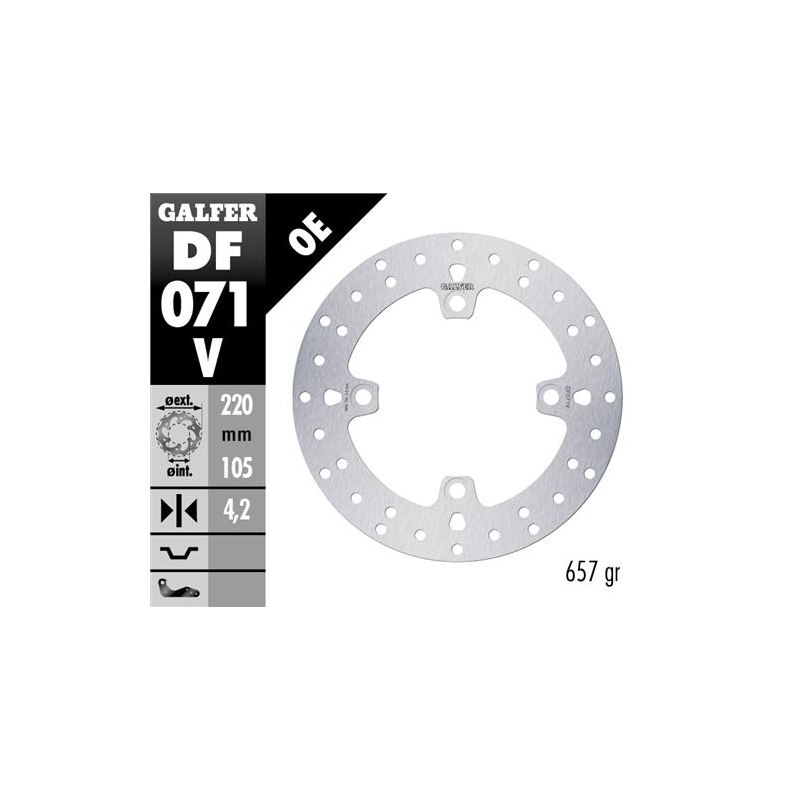 Disco de freno delantero Honda Dylan PS / SH 125-150 Galfer