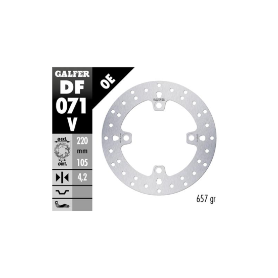 Disco de freno delantero Honda Dylan PS / SH 125-150 Galfer