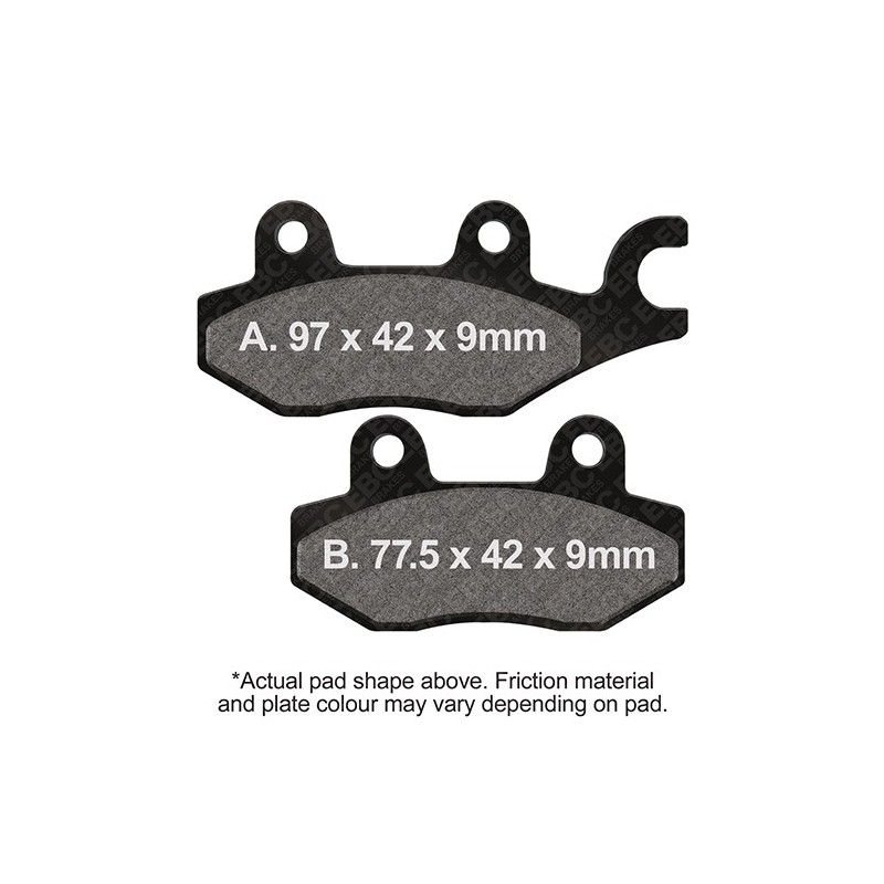 Pastillas de freno sinterizadas Kawasaki Ninja 125 EBC