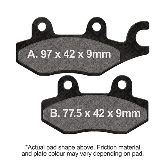 Pastillas de freno sinterizadas Kawasaki Ninja 125 EBC