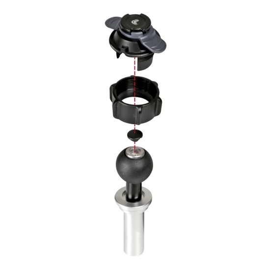 Fijación en tubo de dirección Diametro 17/20mm Optiline