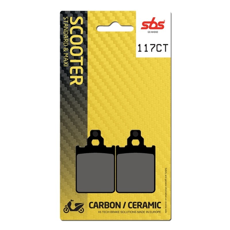 Pastilla de freno SBS P117-CT
